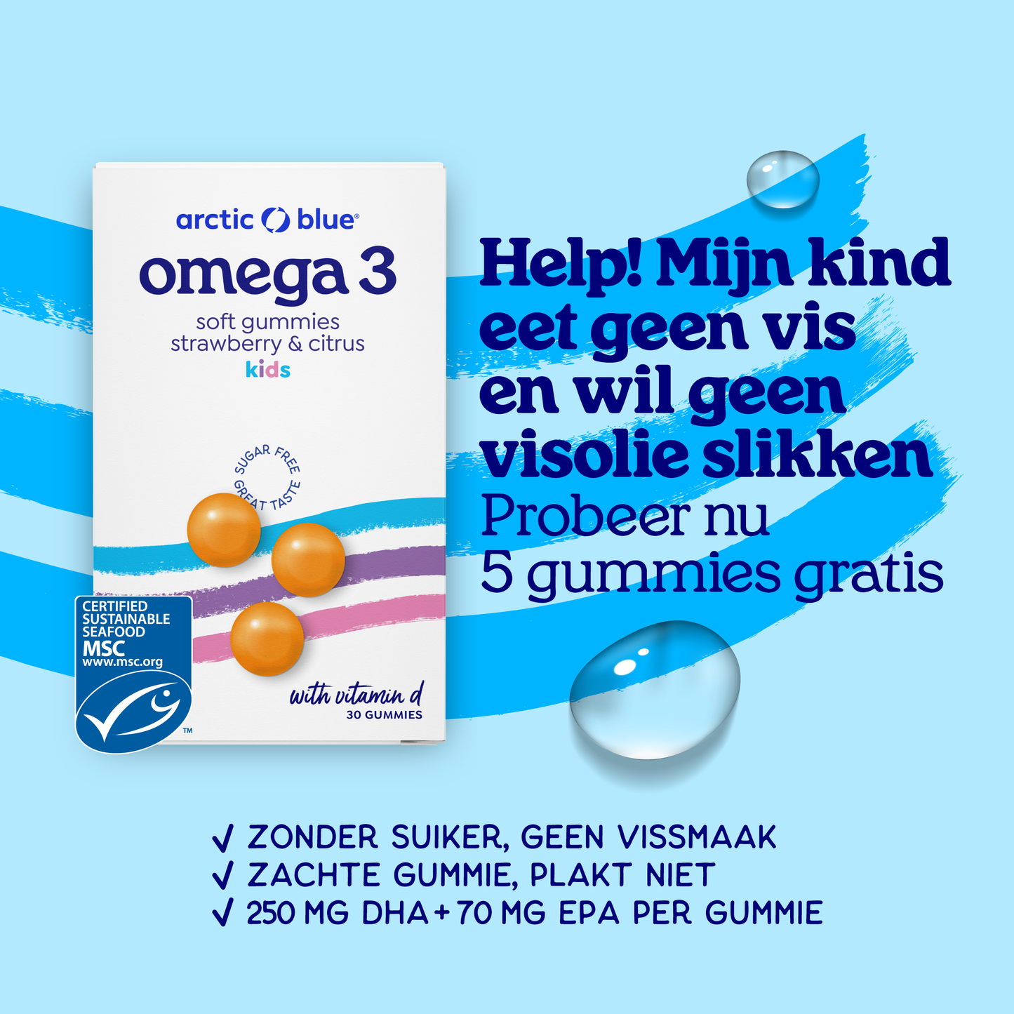 Arctic Blue Omega 3 – Onze favoriet voor slimme koppies