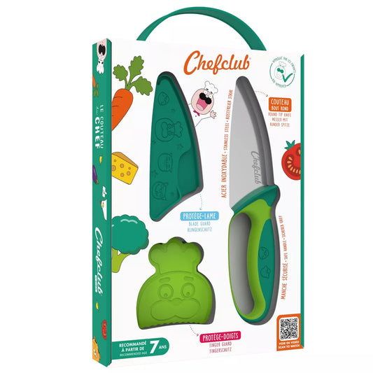 Kindermessenset voor veilig leren snijden – perfect voor peuters en kleuters in de keuken