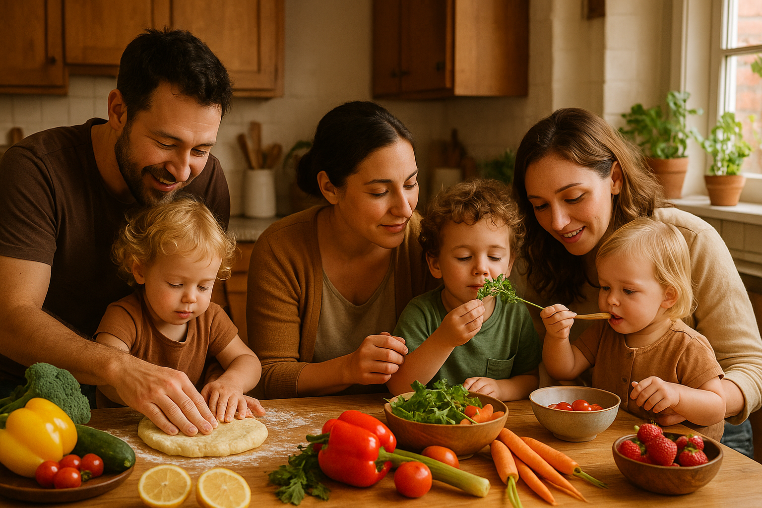 Peuterproef lab, is koken met ouder en kinderen, met eten proeven, ruiken, voelen, sensorische informatie verwerking, in een warme gezellige sfeer 