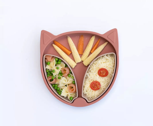 Vossenbordje met stevige zuignap – voorkomt knoeien tijdens het eten van peuters